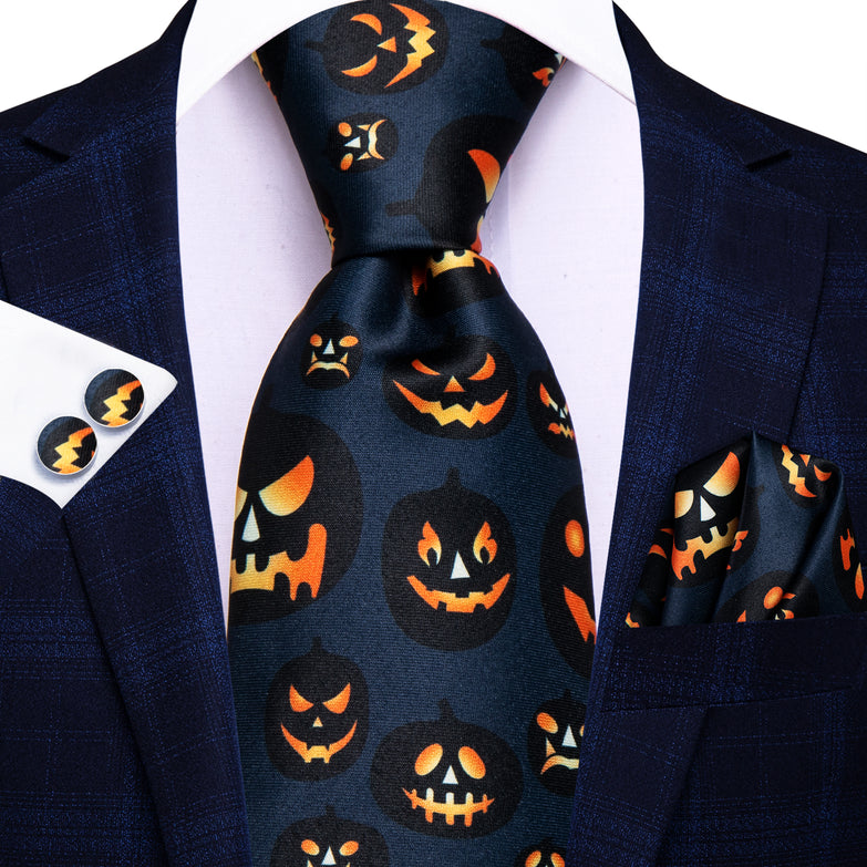 Halloween Pumpkin Tie