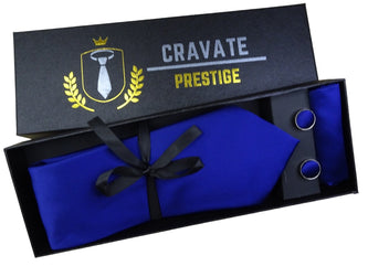 Coffrets Cravate Pack Prestige Bleu Roi