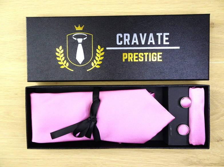 Coffrets Cravate Pack Prestige Rose
