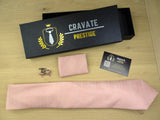 Coffrets Cravate Pack Prestige Rose Pale Modern