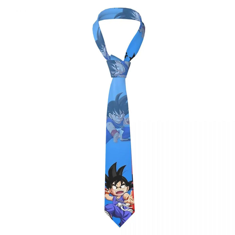 Cravate Goku Bleu