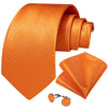 Cravate Orange Grain de riz
