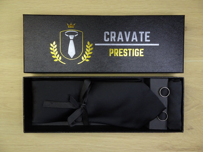 Cravate Pack Prestige Noire