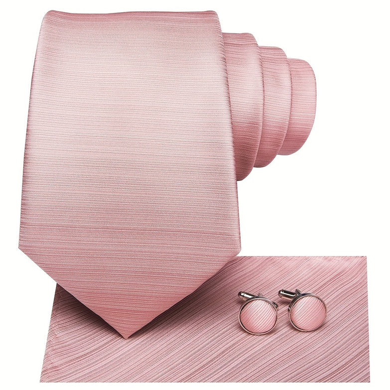 Cravate Pack Prestige Rose Pale Modern
