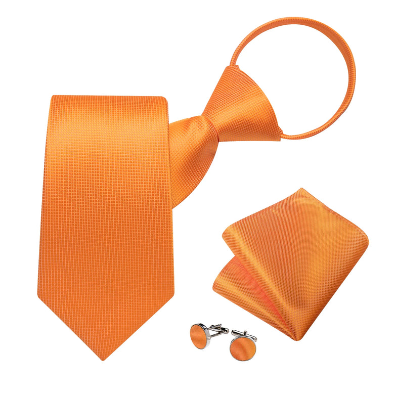 Cravate Pré Nouée Orange
