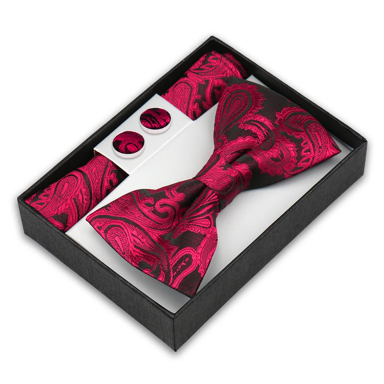 Coffret Noeud Papillon Élégance – Ensemble 3 Pièces pour un Style Parfait