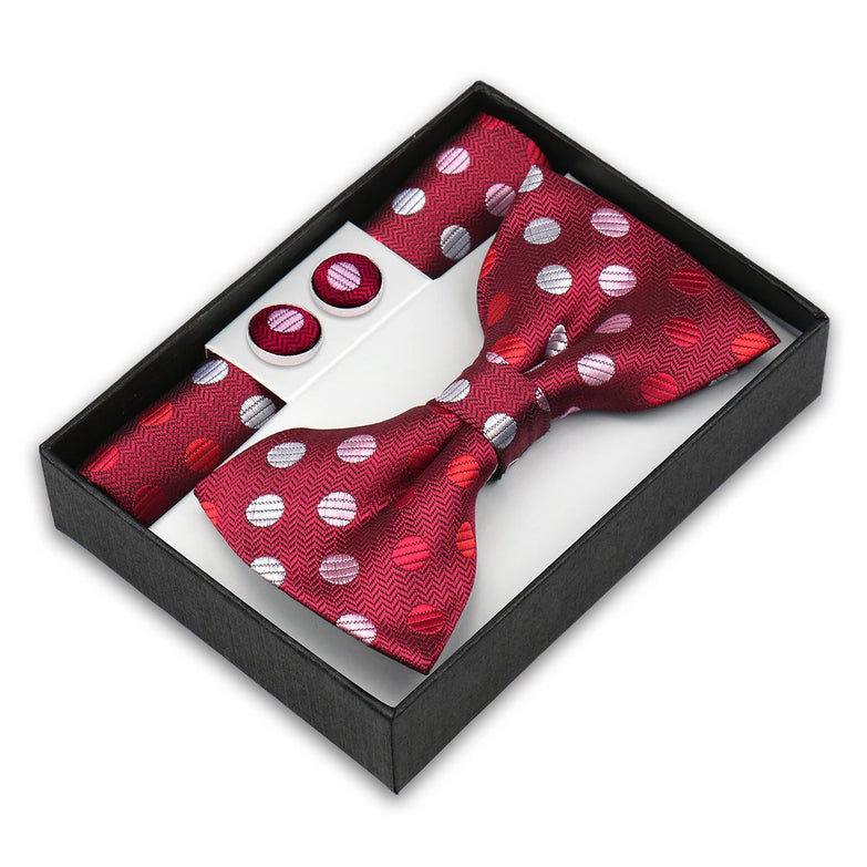 Coffret Noeud Papillon Élégance – Ensemble 3 Pièces pour un Style Parfait