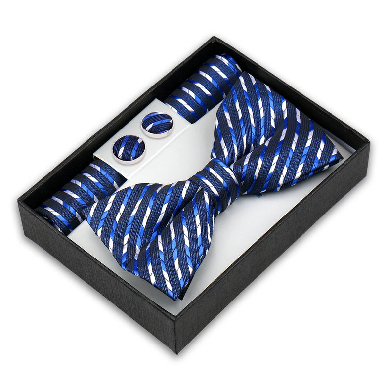 Coffret Noeud Papillon Élégance – Ensemble 3 Pièces pour un Style Parfait