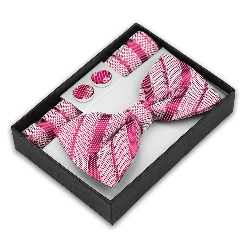 Coffret Noeud Papillon Élégance – Ensemble 3 Pièces pour un Style Parfait