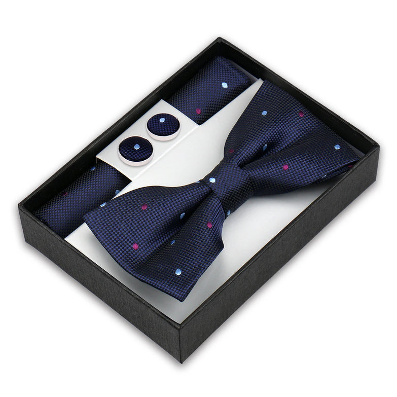 Coffret Noeud Papillon Élégance – Ensemble 3 Pièces pour un Style Parfait