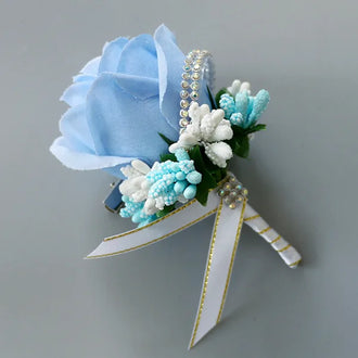 Boutonnière de Mariage Flower Party - Élégance Florale pour Votre Grand Jour