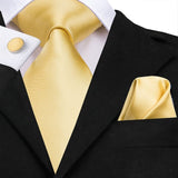 Cravate Jaune Or