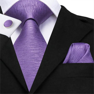 Purple Straw Effect Tie Prestige Pack