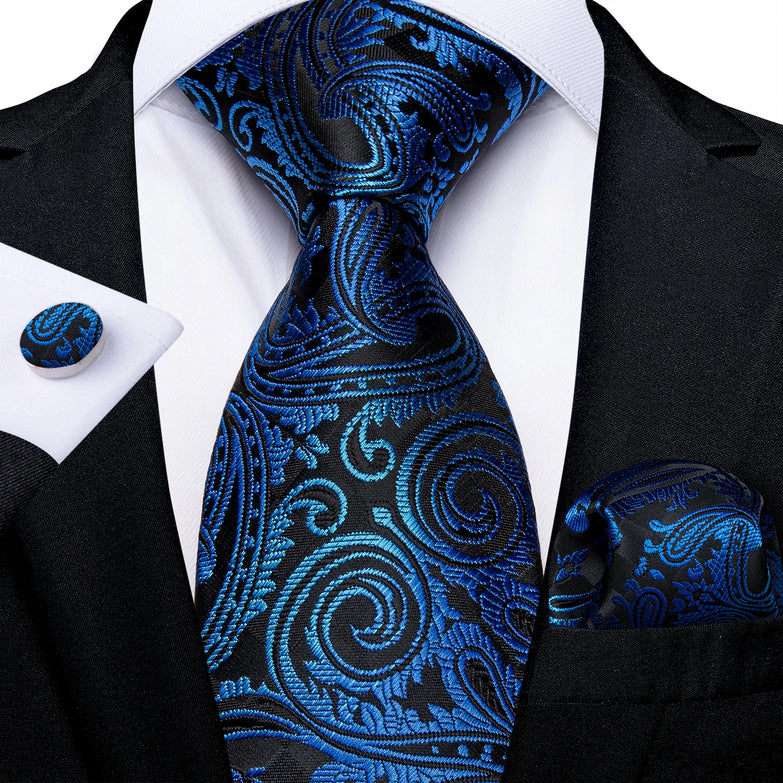 Cravate Bleu Ciel Baroque Pack Prestige