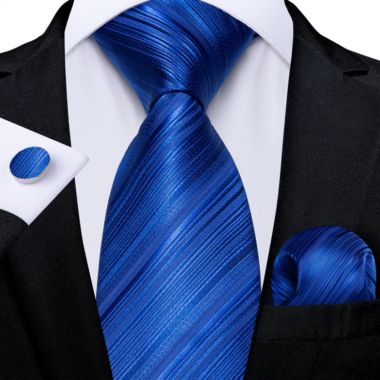 Cravate Bleu roi moderne