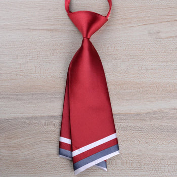 Cravate Femme Moderne Bordeaux