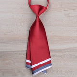 Cravate Femme Moderne Bordeaux