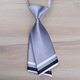 Cravate Femme Moderne Grise