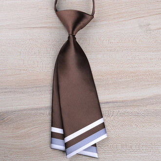 Cravate Femme Moderne Marron