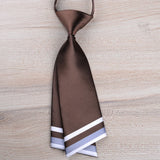 Cravate Femme Moderne Marron