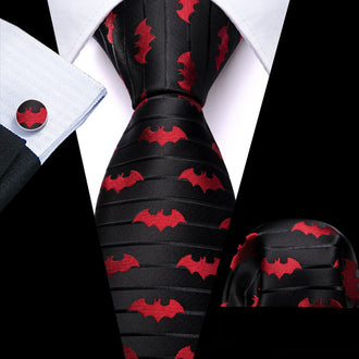 Cravate Halloween Chauves-Souris