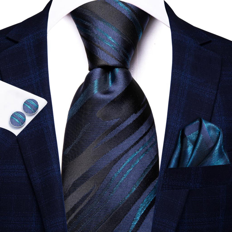 Cravate Pack Prestige Bleu et Noir