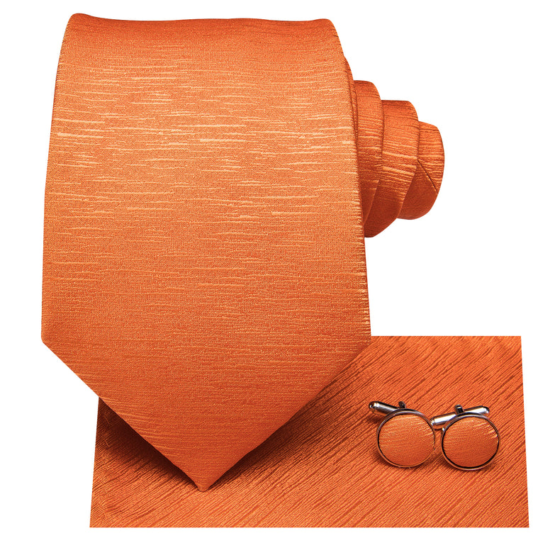 Cravate Pack Prestige Orange Moderne