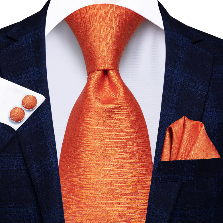 Cravate Pack Prestige Orange Moderne