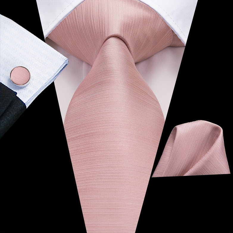 Cravate Pack Prestige Rose Pale Modern