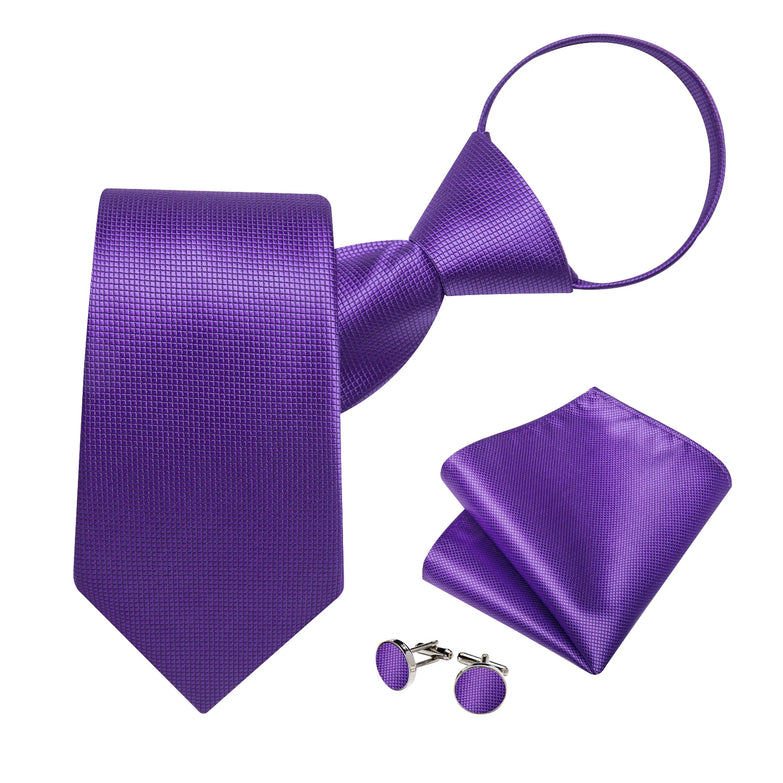 Cravate Pré Nouée Violette