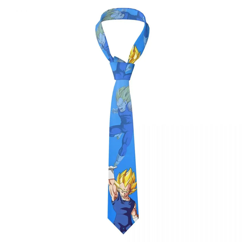Cravate Vegeta Super Saiyan Bleu