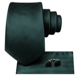 Cravate Vert Sapin a Chevrons