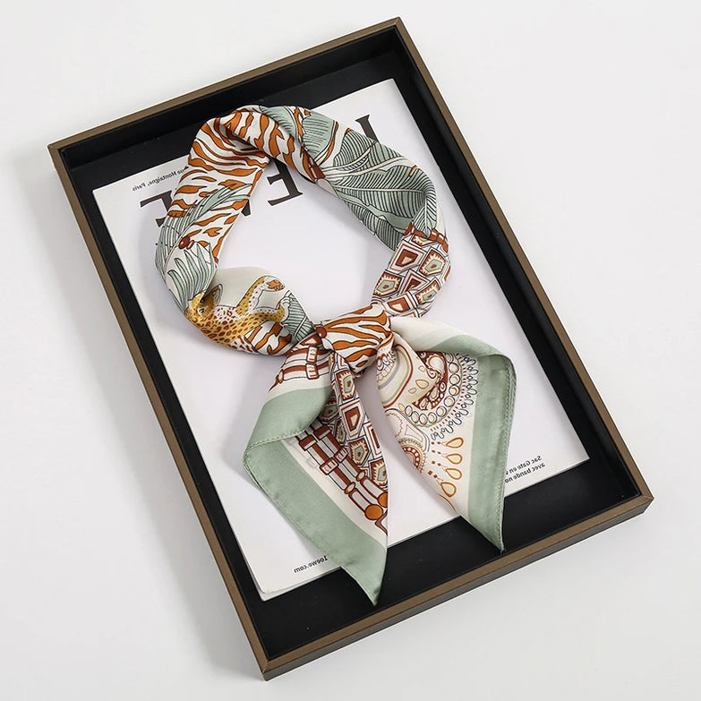 Foulard en Soie Savane