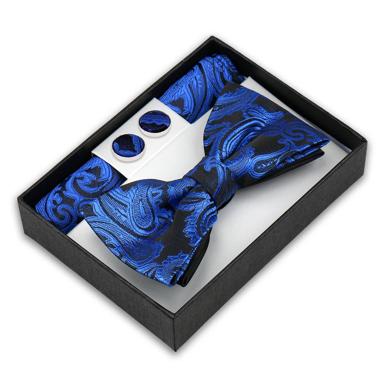 Coffret Noeud Papillon Élégance – Ensemble 3 Pièces pour un Style Parfait