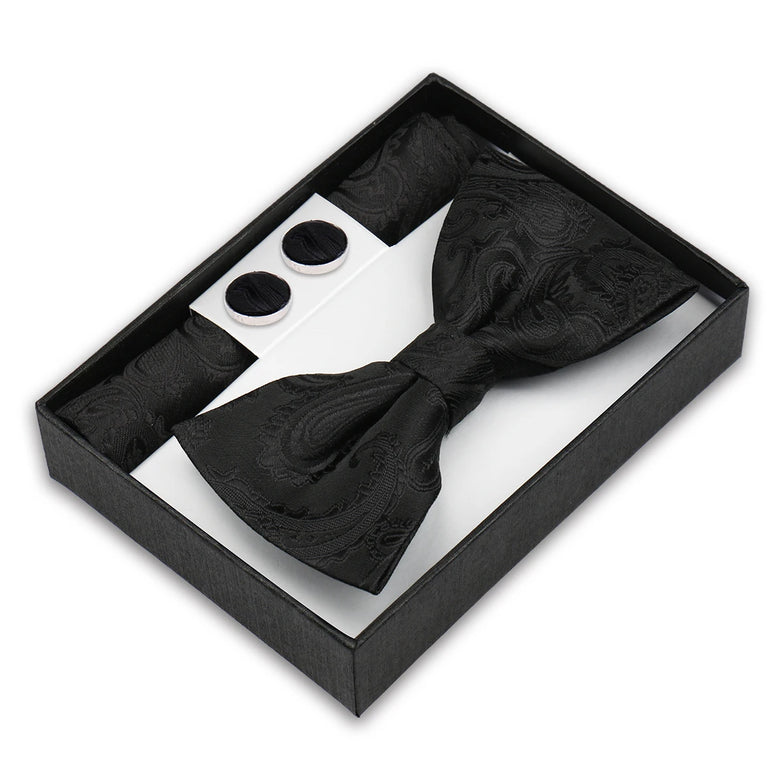 Coffret Noeud Papillon Élégance – Ensemble 3 Pièces pour un Style Parfait