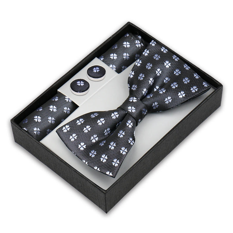 Coffret Noeud Papillon Élégance – Ensemble 3 Pièces pour un Style Parfait