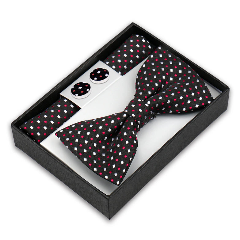 Coffret Noeud Papillon Élégance – Ensemble 3 Pièces pour un Style Parfait