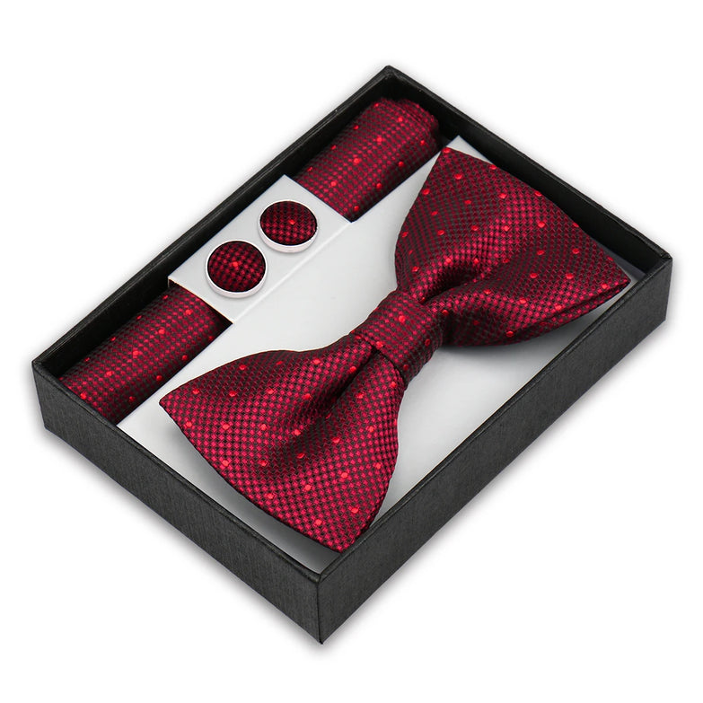 Coffret Noeud Papillon Élégance – Ensemble 3 Pièces pour un Style Parfait