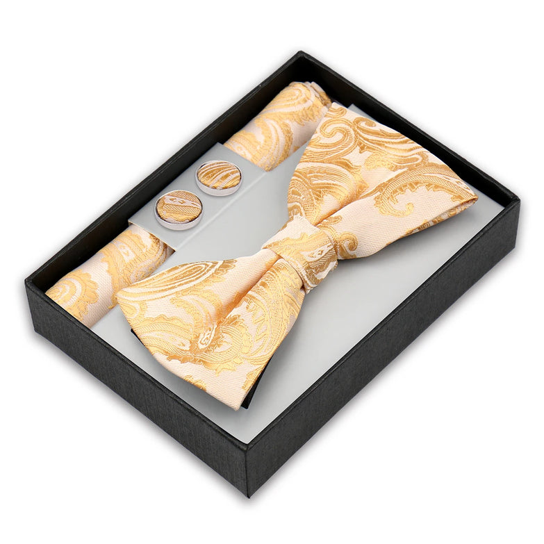 Coffret Noeud Papillon Élégance – Ensemble 3 Pièces pour un Style Parfait