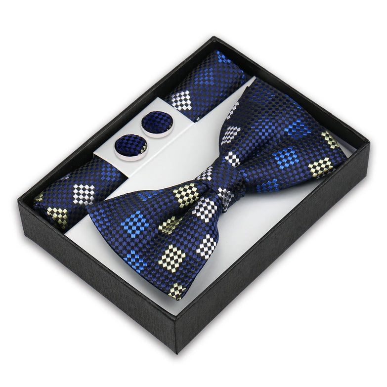 Coffret Noeud Papillon Élégance – Ensemble 3 Pièces pour un Style Parfait