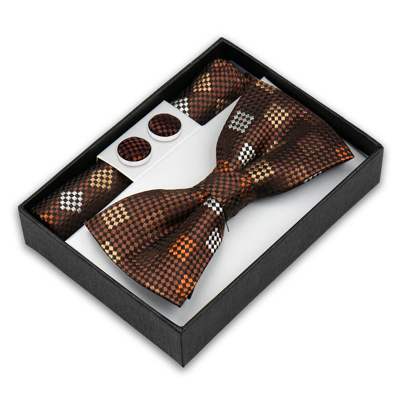 Coffret Noeud Papillon Élégance – Ensemble 3 Pièces pour un Style Parfait