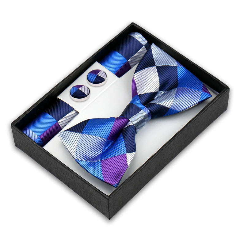 Coffret Noeud Papillon Élégance – Ensemble 3 Pièces pour un Style Parfait