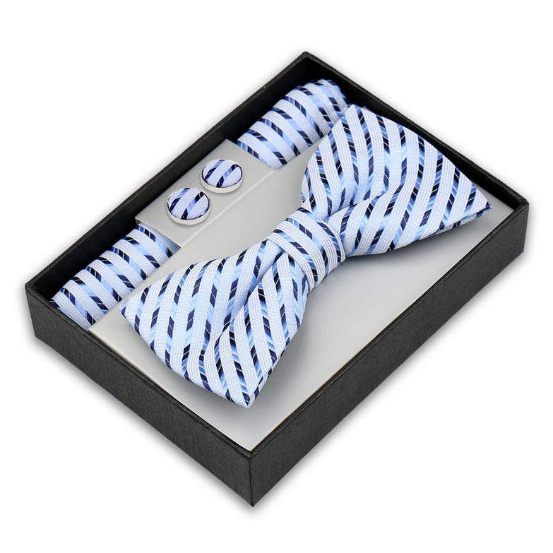 Coffret Noeud Papillon Élégance – Ensemble 3 Pièces pour un Style Parfait