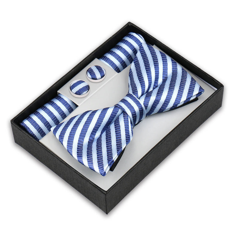 Coffret Noeud Papillon Élégance – Ensemble 3 Pièces pour un Style Parfait