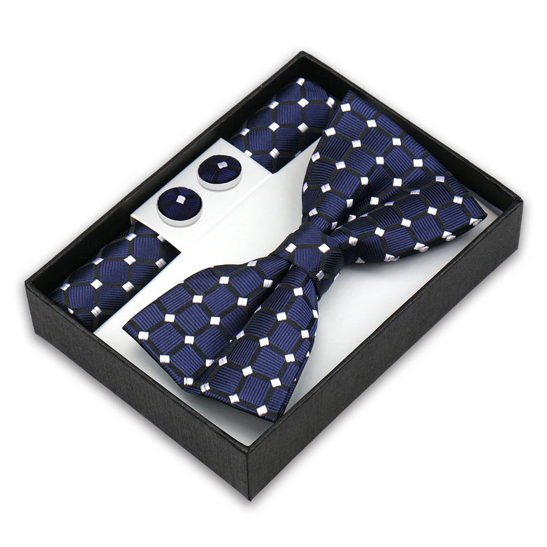 Coffret Noeud Papillon Élégance – Ensemble 3 Pièces pour un Style Parfait