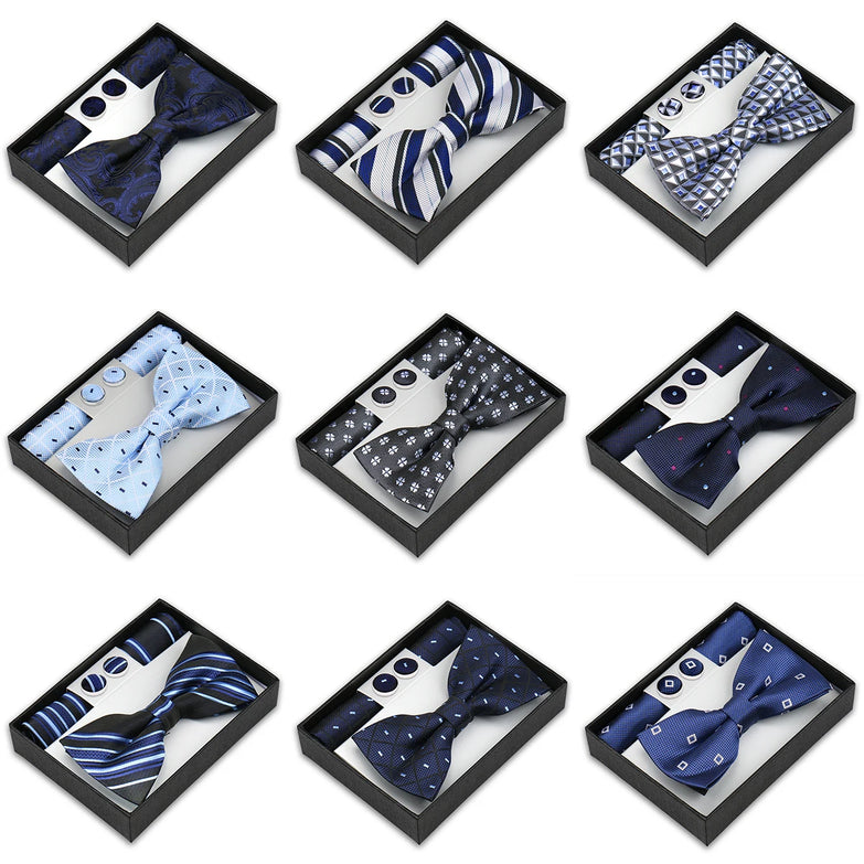 Coffret Noeud Papillon Élégance – Ensemble 3 Pièces pour un Style Parfait