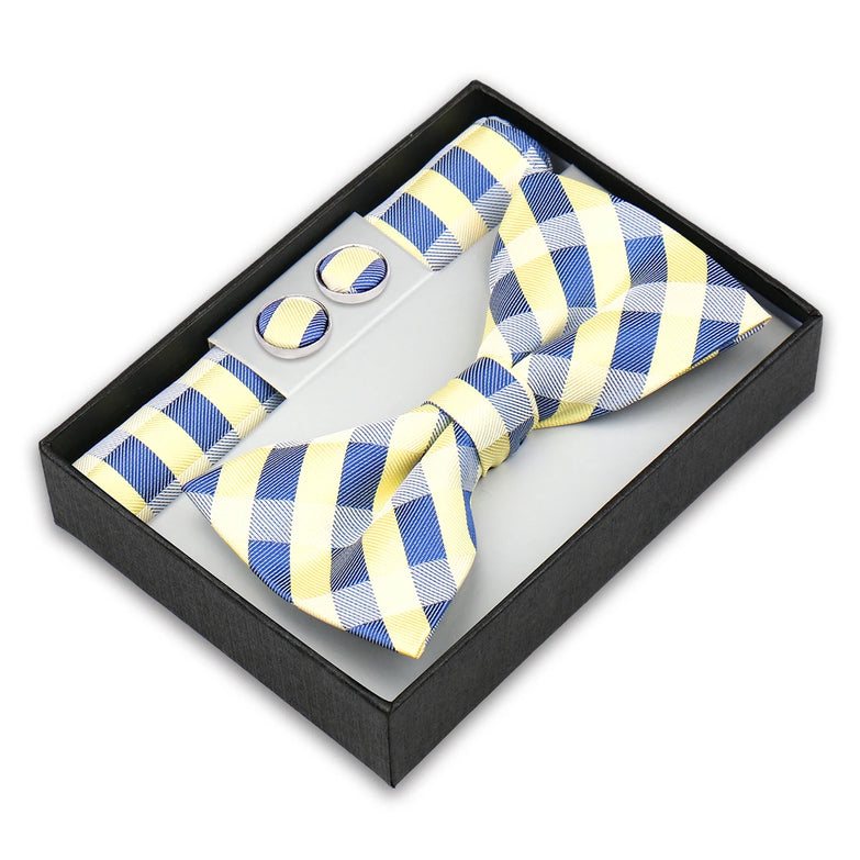 Coffret Noeud Papillon Élégance – Ensemble 3 Pièces pour un Style Parfait