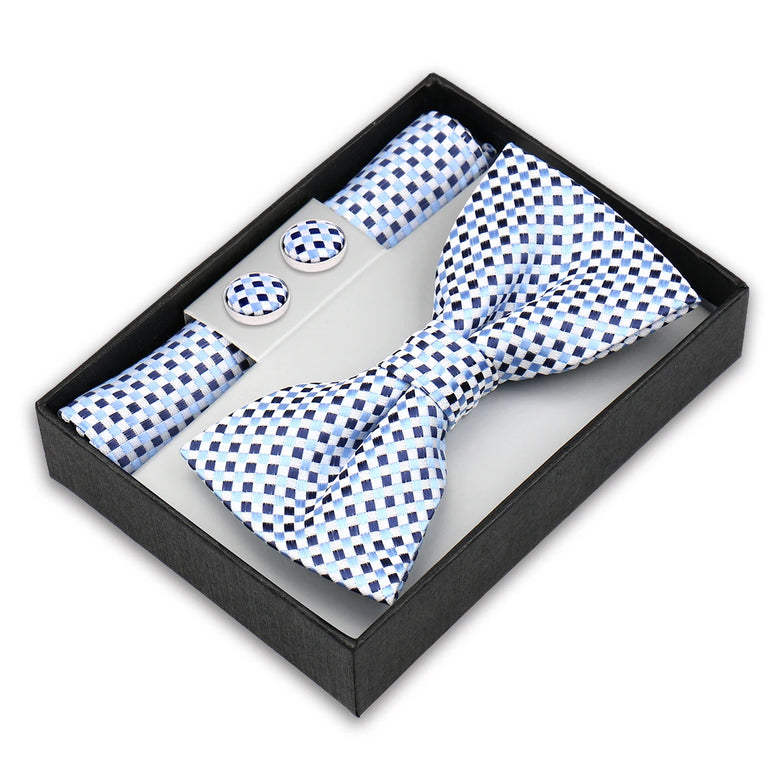 Coffret Noeud Papillon Élégance – Ensemble 3 Pièces pour un Style Parfait