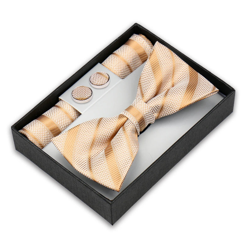 Coffret Noeud Papillon Élégance – Ensemble 3 Pièces pour un Style Parfait