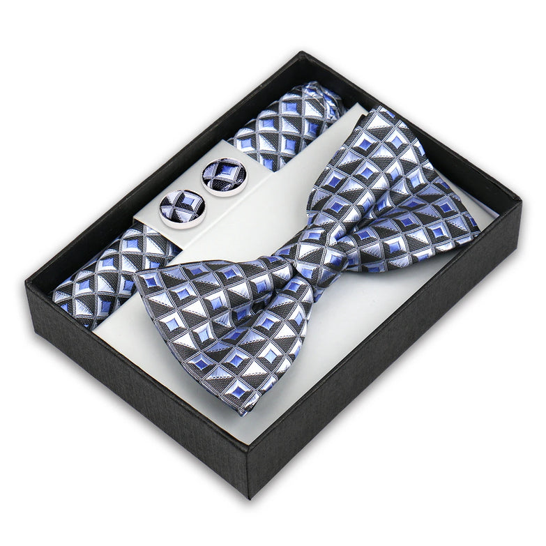 Coffret Noeud Papillon Élégance – Ensemble 3 Pièces pour un Style Parfait